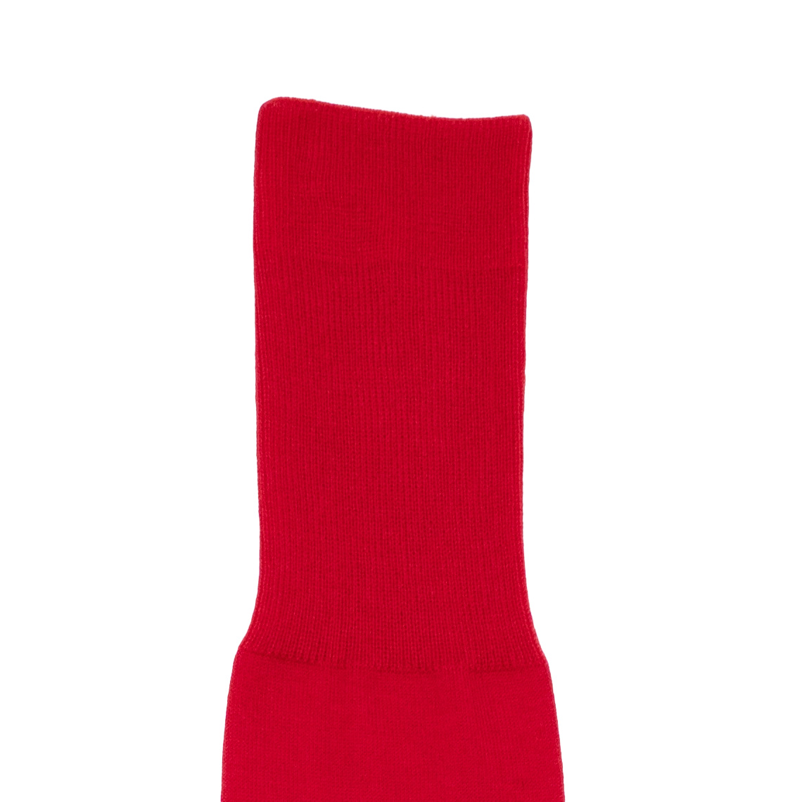 Calza uomo in Filo di Scozia Tinta unita "Le Cromìe" - Rosso