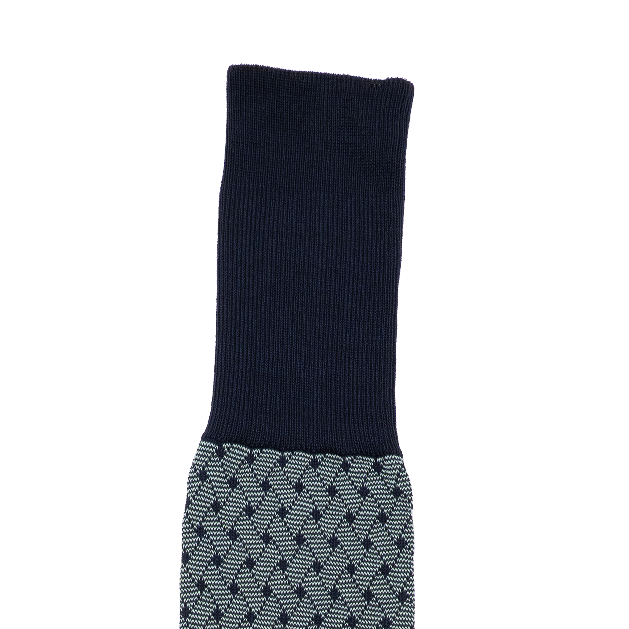 Calza lunga in Filo di Scozia Intreccio Veneziano - Verde chiaro Menta