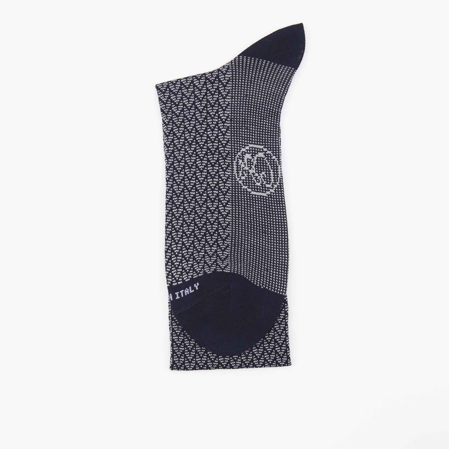 Box 6 paia miste calza lunga Filo di Scozia Spigato con polsino inglese - Verde scuro LARICE, Grigio CENERE, Rosso scuro BAROLO e Tinta Unita