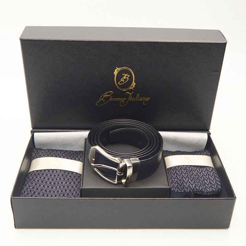 Box calza lunga cotone Filo di Scozia con polsino inglese e Cintura in morbida pelle - GRIGIO CENERE