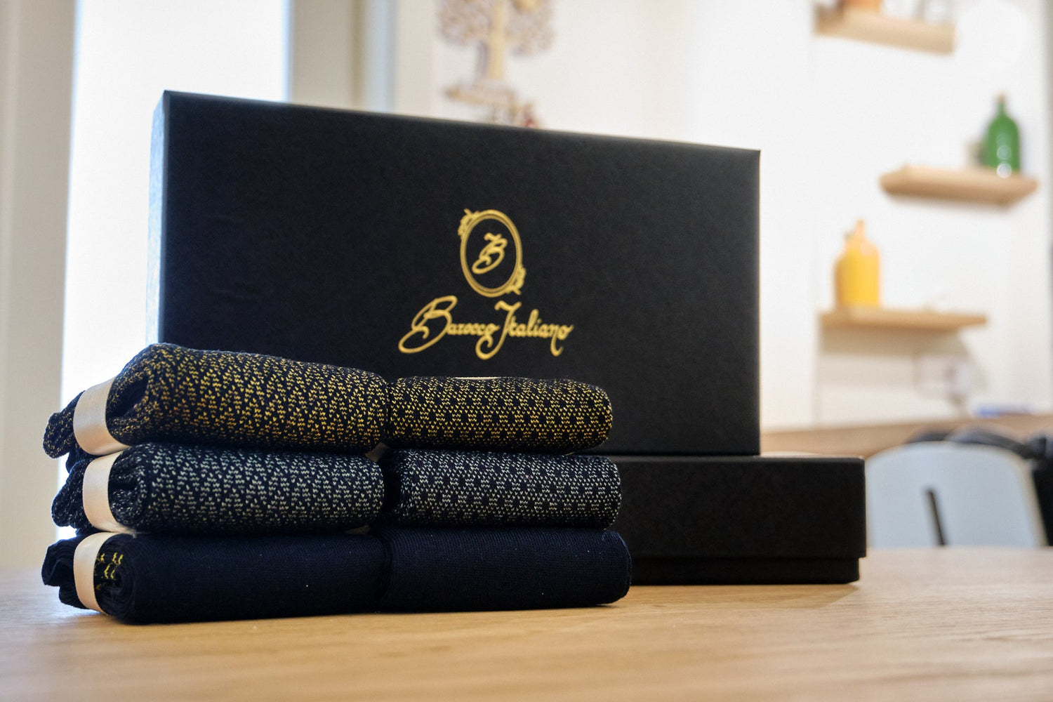 Luxury Box 6 paia Filo di Scozia