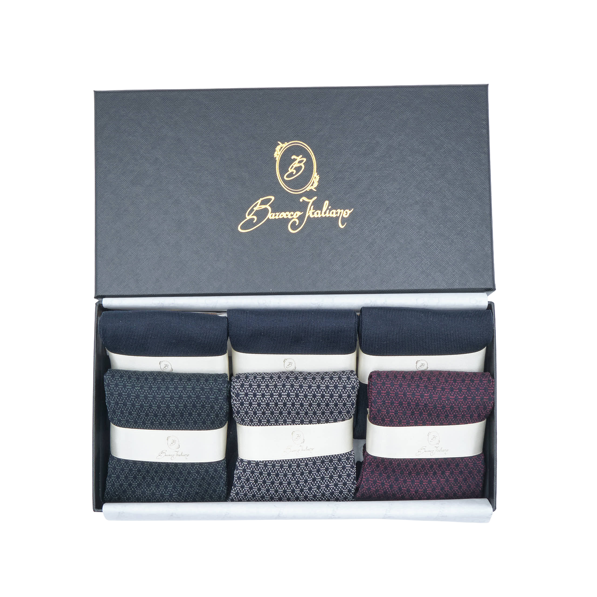 Prestige Box Tradizione - Principe di Galles & Tinta Unita Blu