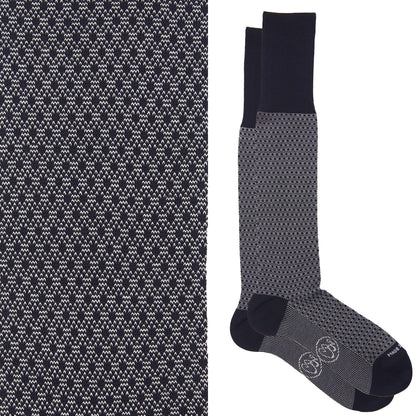 Box calza lunga cotone Filo di Scozia con polsino inglese - GRIGIO CENERE