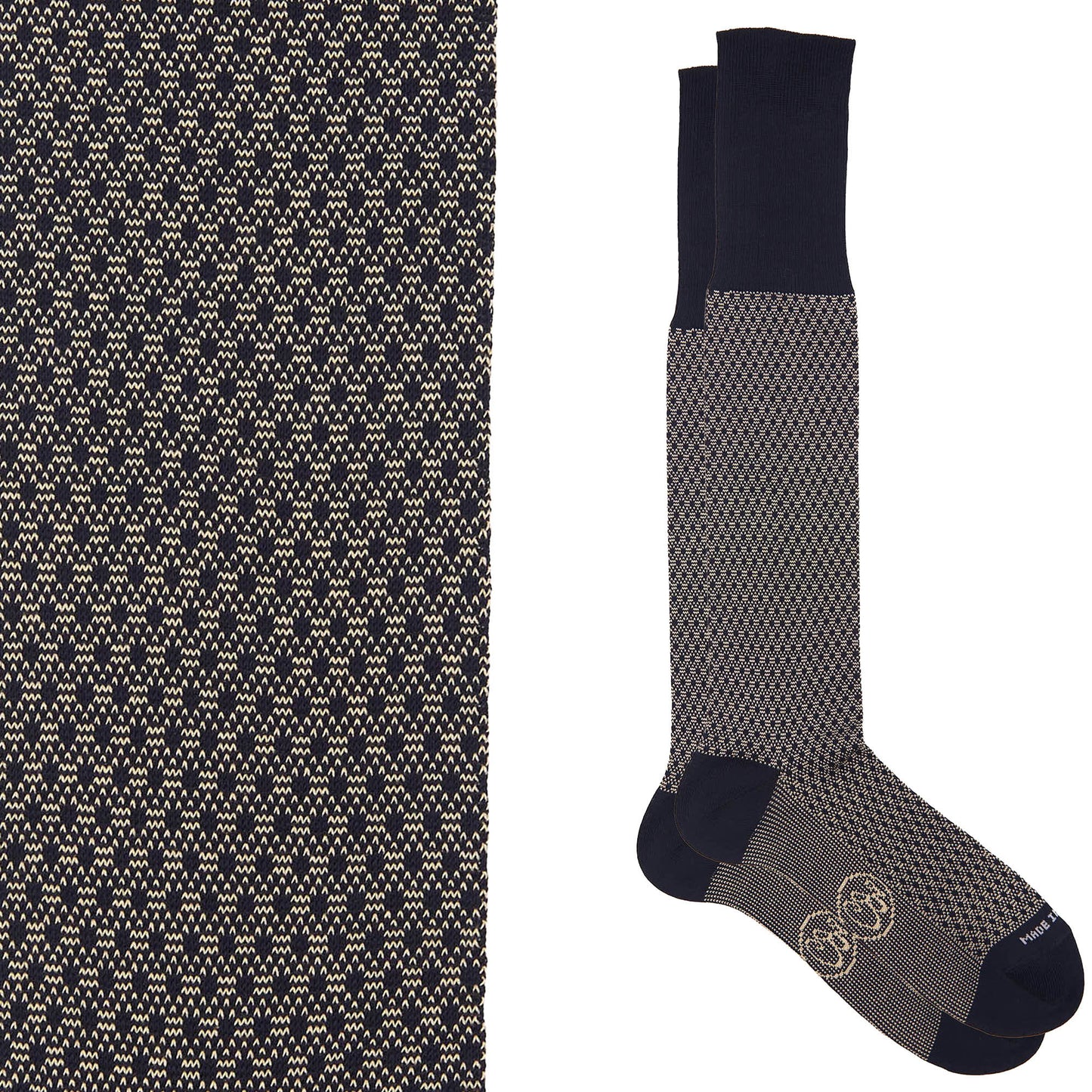 Box 6 paia colorate calza lunga Filo di Scozia Spigato e Principe di Galles con polsino inglese - Rosso BAROLO Verde chiaro MENTA Giallo scuro DESERTO