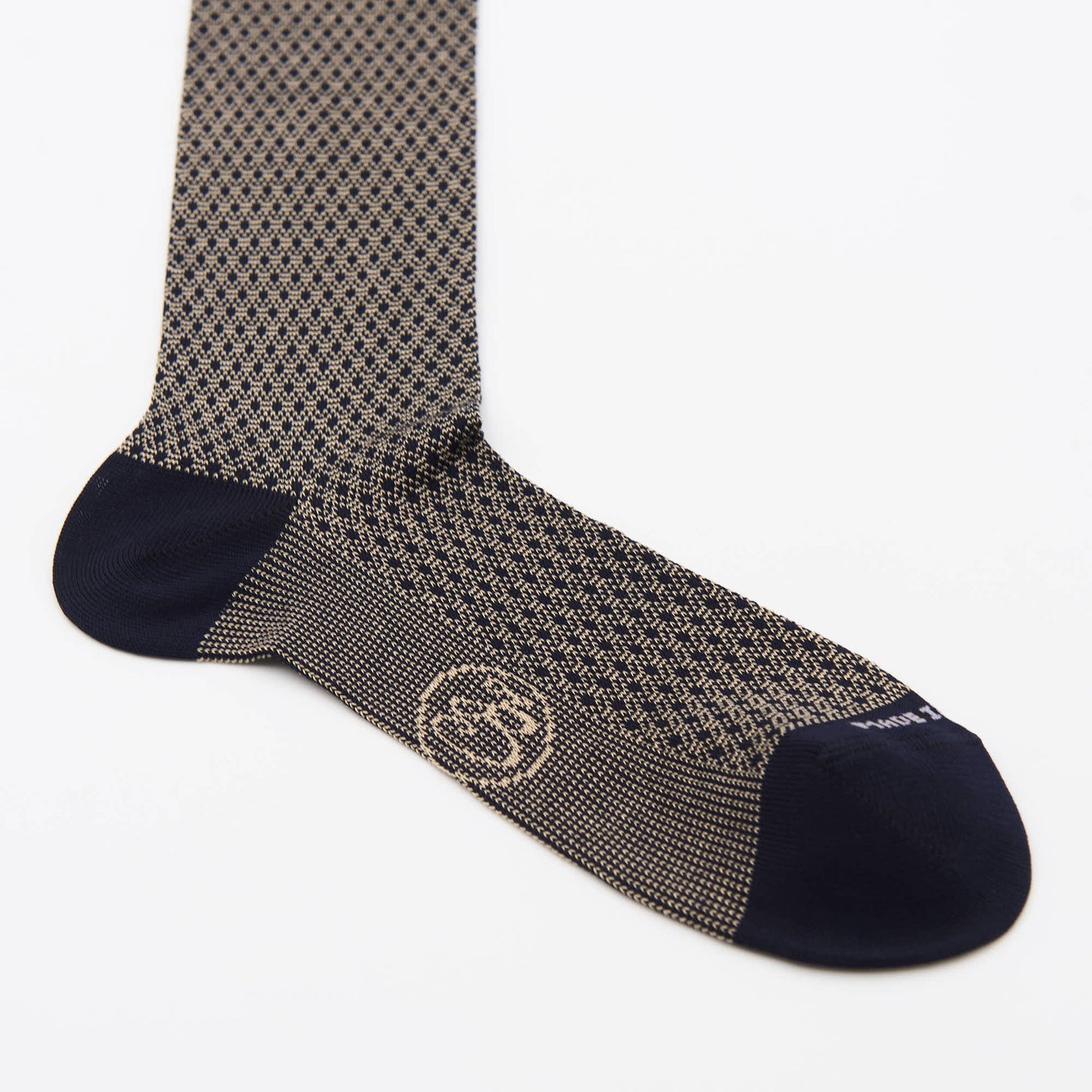 Box calza lunga cotone Filo di Scozia con polsino inglese e Cintura in morbida pelle - GIALLO DESERTO