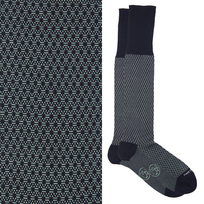 Box calza lunga cotone Filo di Scozia con polsino inglese - VERDE CHIARO MENTA