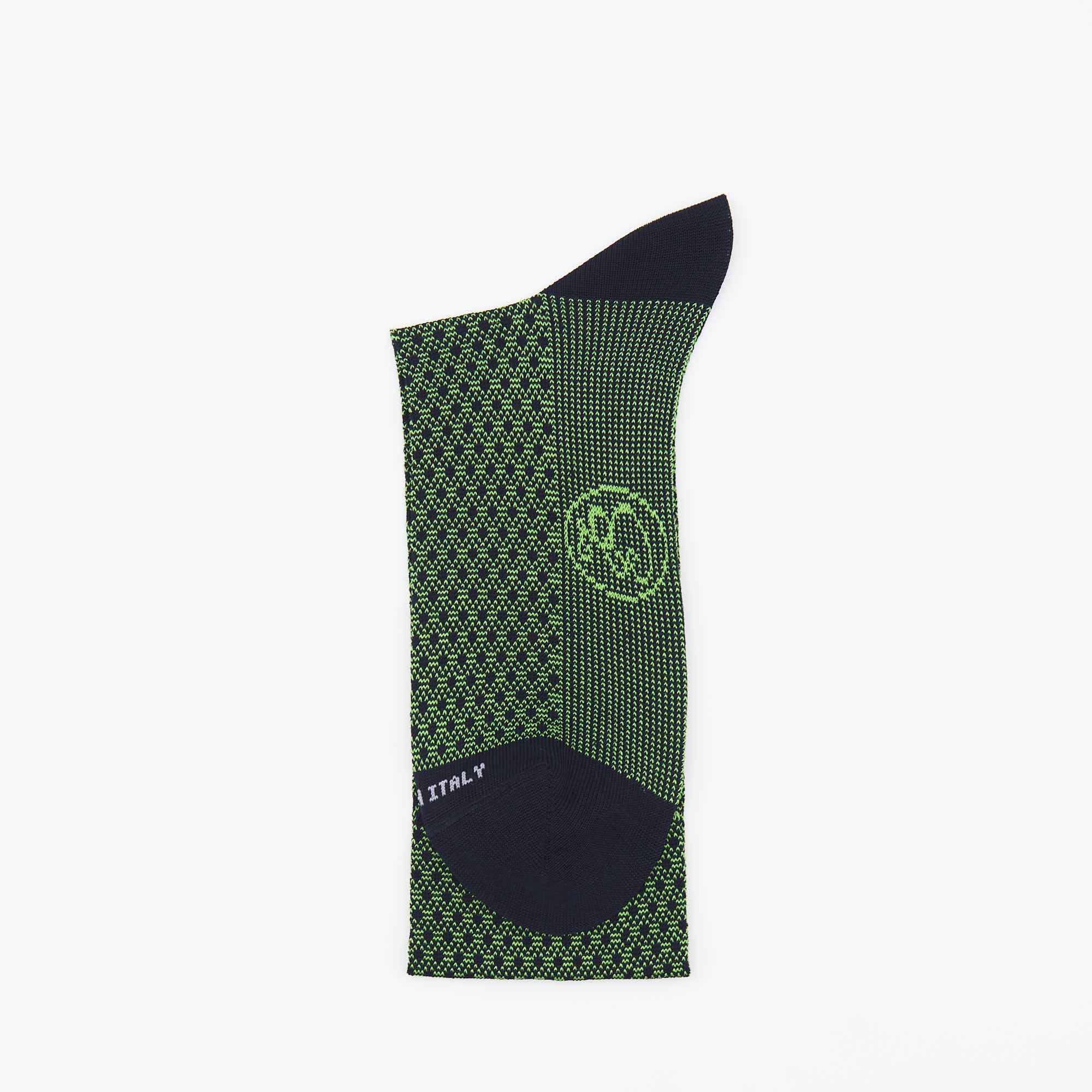 Box calza lunga cotone Filo di Scozia con polsino inglese - VERDE PRATO