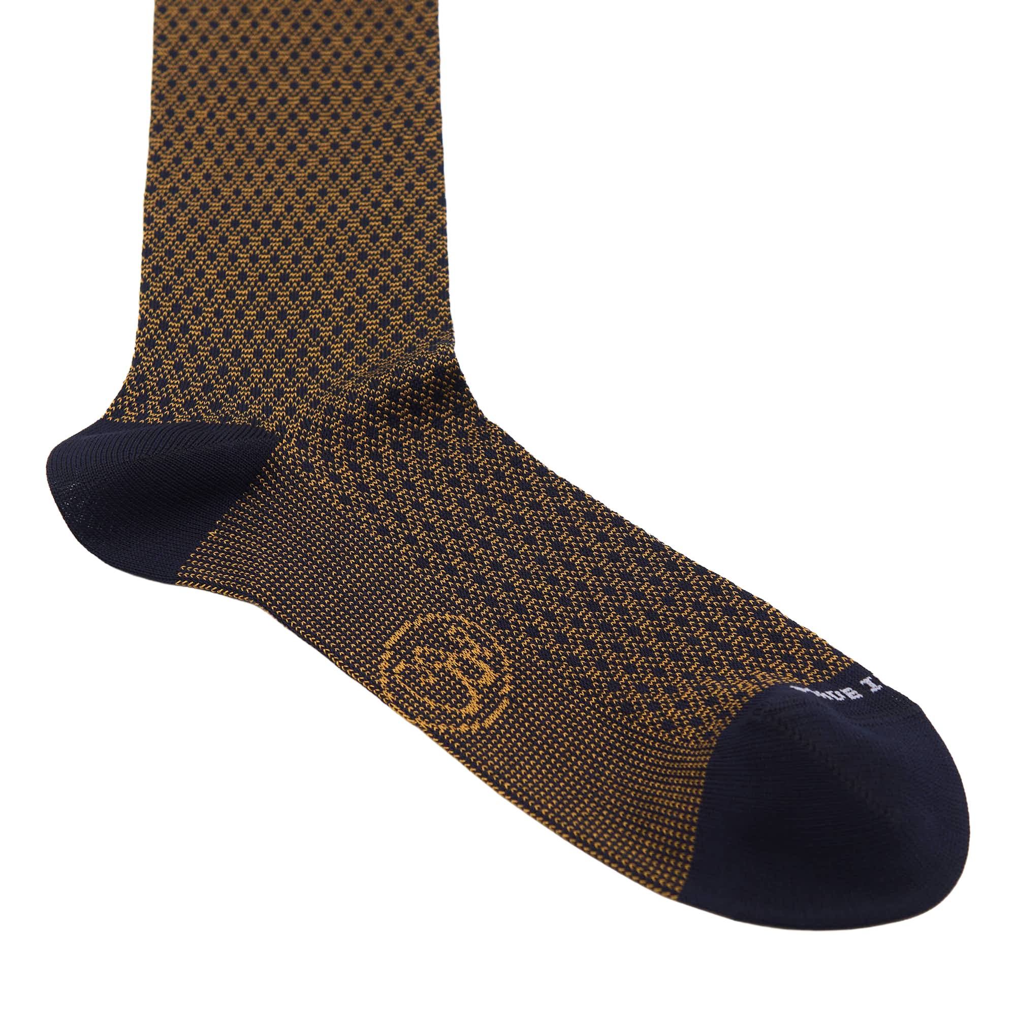 Calza lunga in Filo di Scozia Principe di Galles - Marrone Rovere