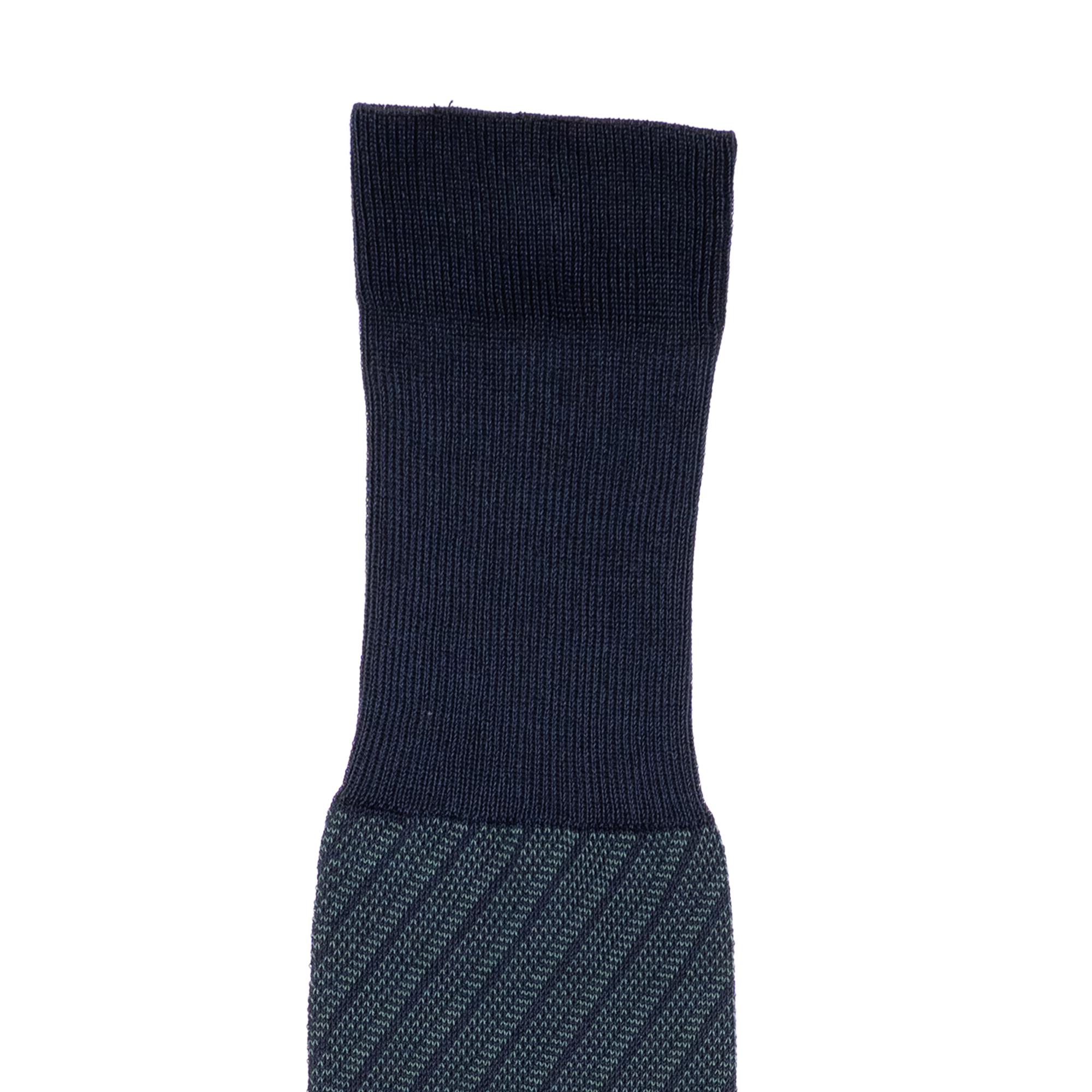 Calza uomo in Filo di Scozia Regimental - Verde scuro Larice