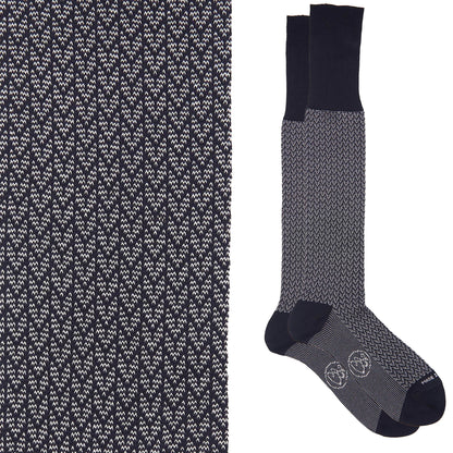 Box calza lunga cotone Filo di Scozia con polsino inglese - GRIGIO CENERE