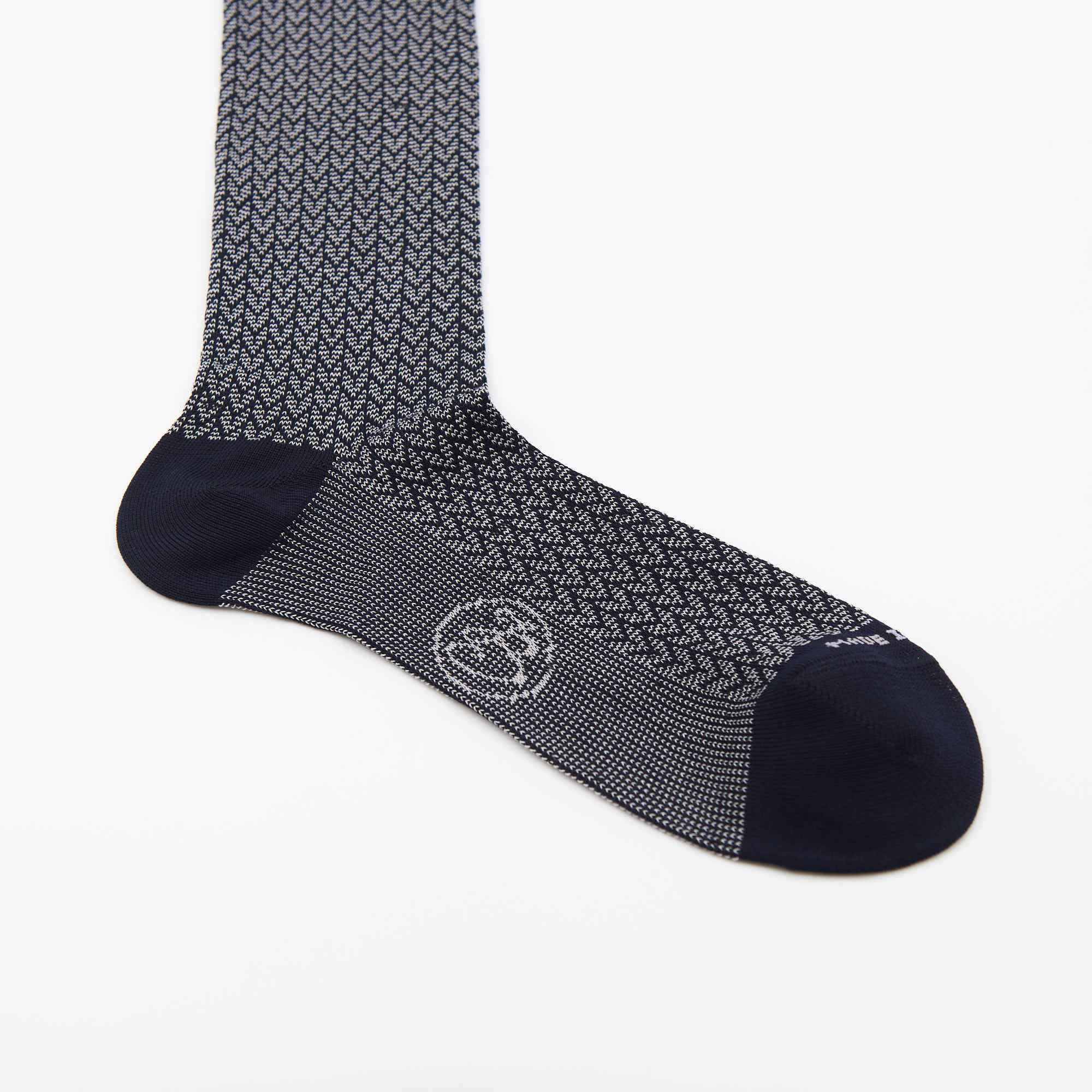 Box calza lunga cotone Filo di Scozia con polsino inglese e Cintura in morbida pelle - GRIGIO CENERE