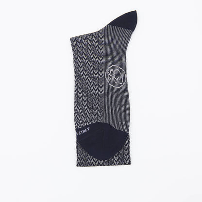 Box calza lunga cotone Filo di Scozia con polsino inglese - GRIGIO CENERE