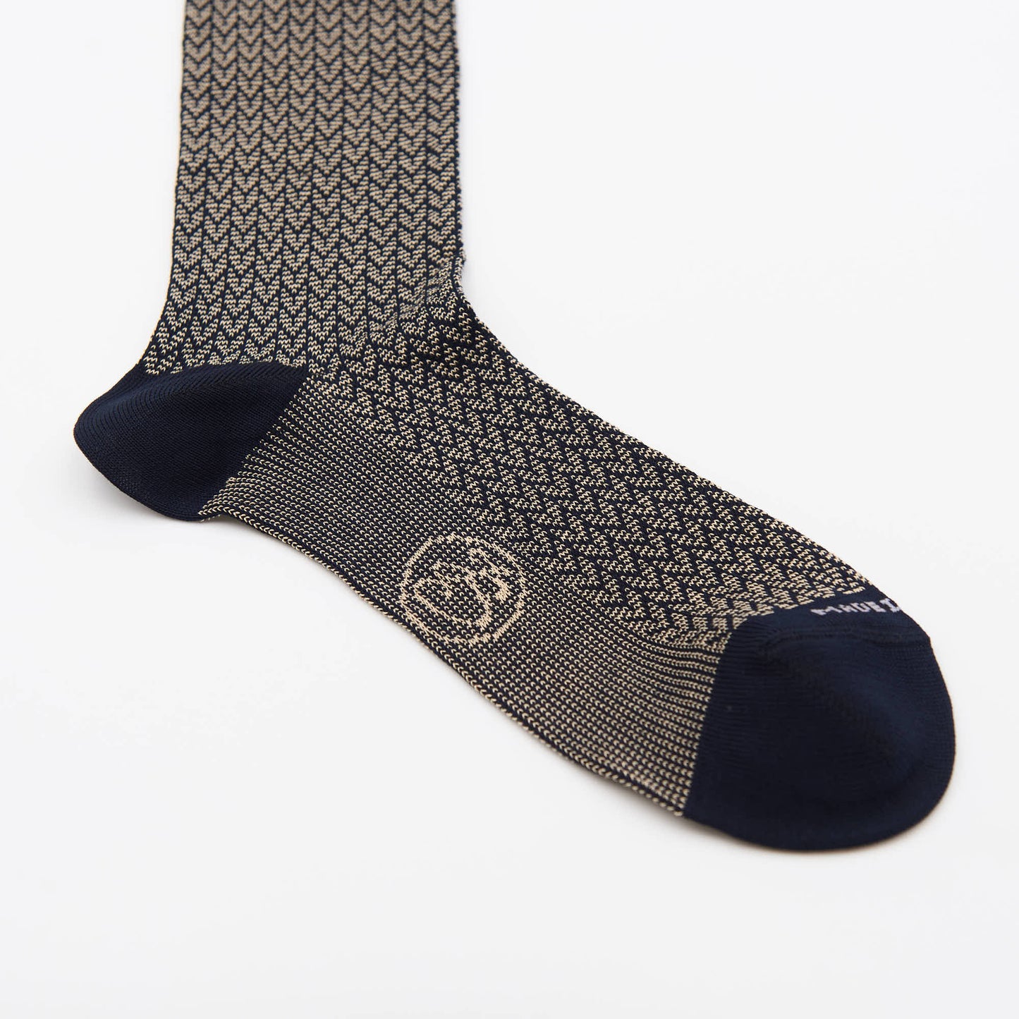 Box calza lunga cotone Filo di Scozia con polsino inglese - GIALLO DESERTO