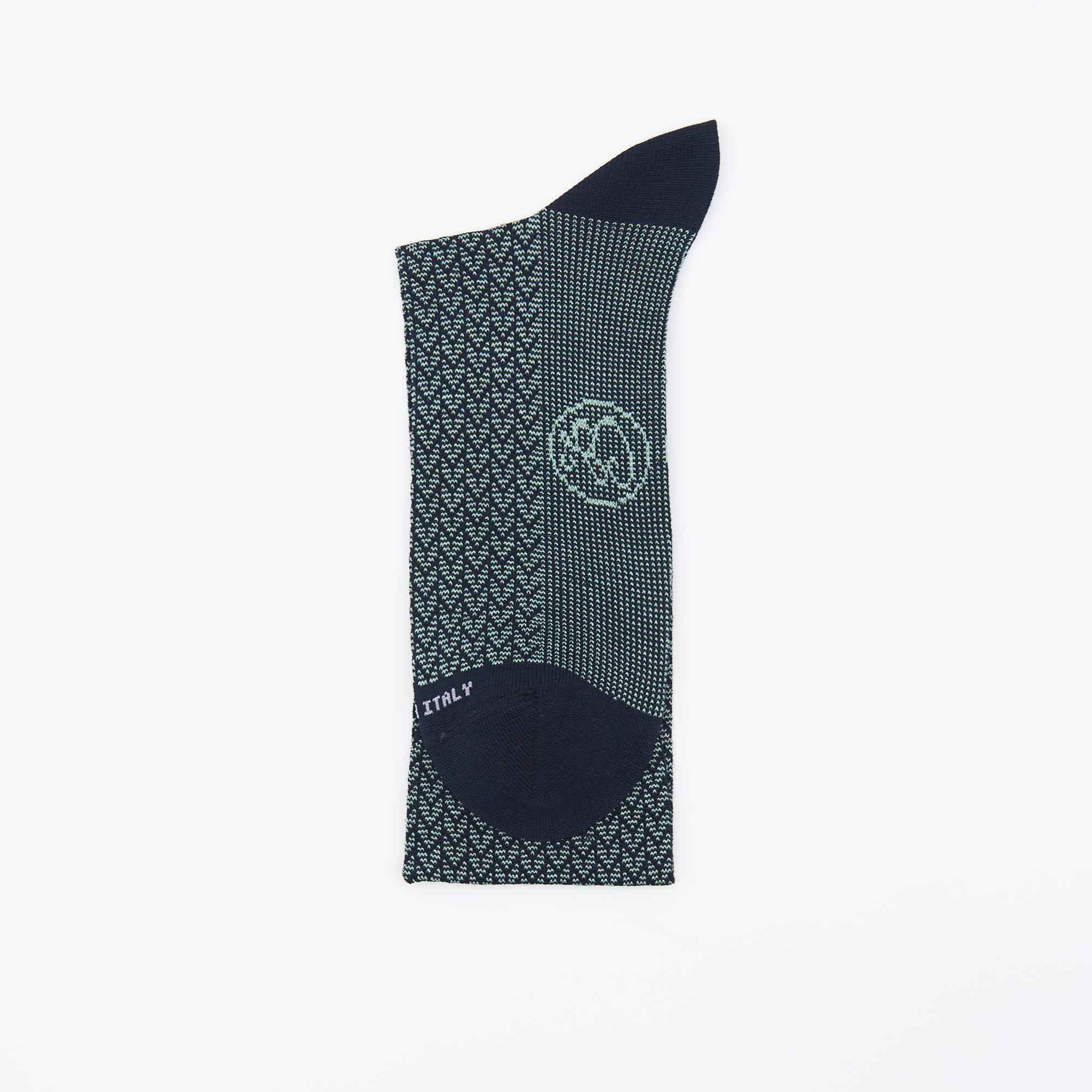 Box calza lunga cotone Filo di Scozia con polsino inglese e Cintura in morbida pelle - VERDE CHIARO MENTA