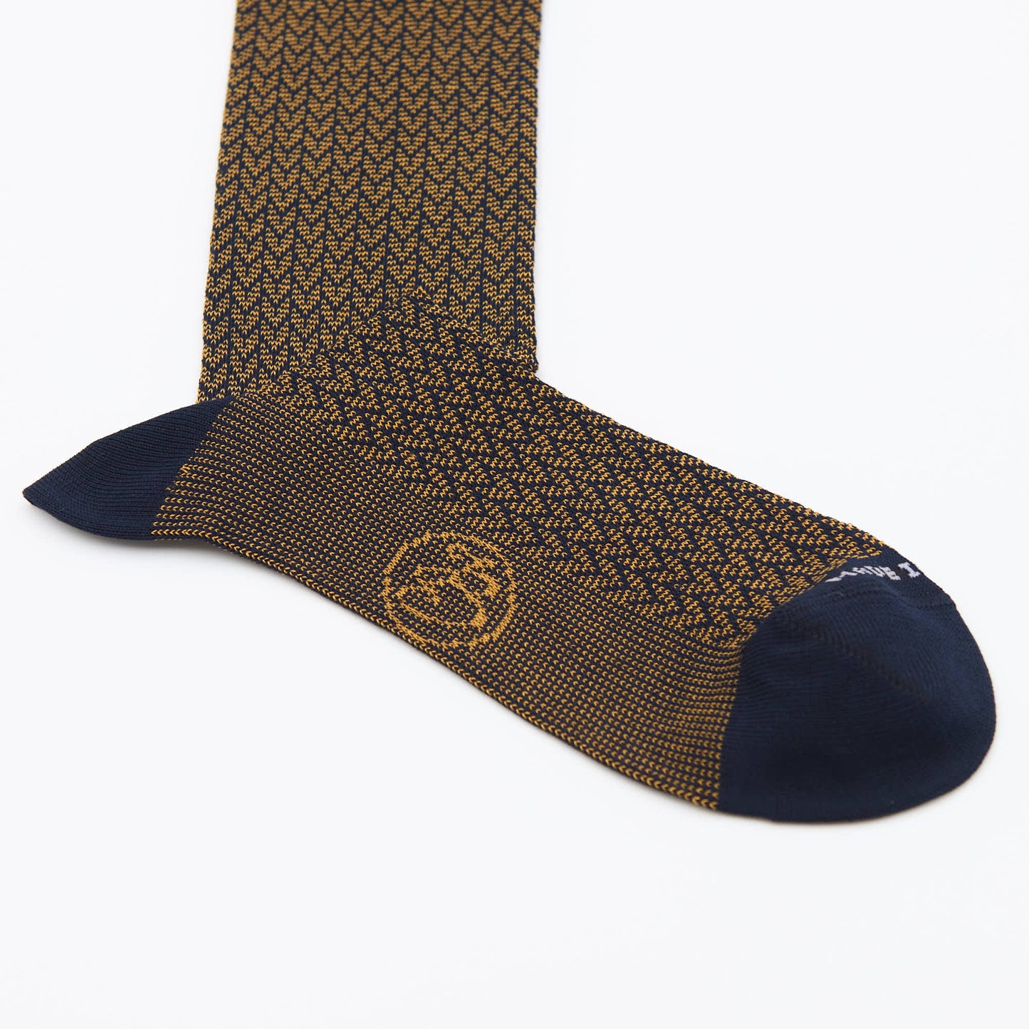 Box 6 paia colorate calza lunga Filo di Scozia Spigato e Principe di Galles con polsino inglese - Marrone ROVERE Verde scuro LARICE Grigio CENERE