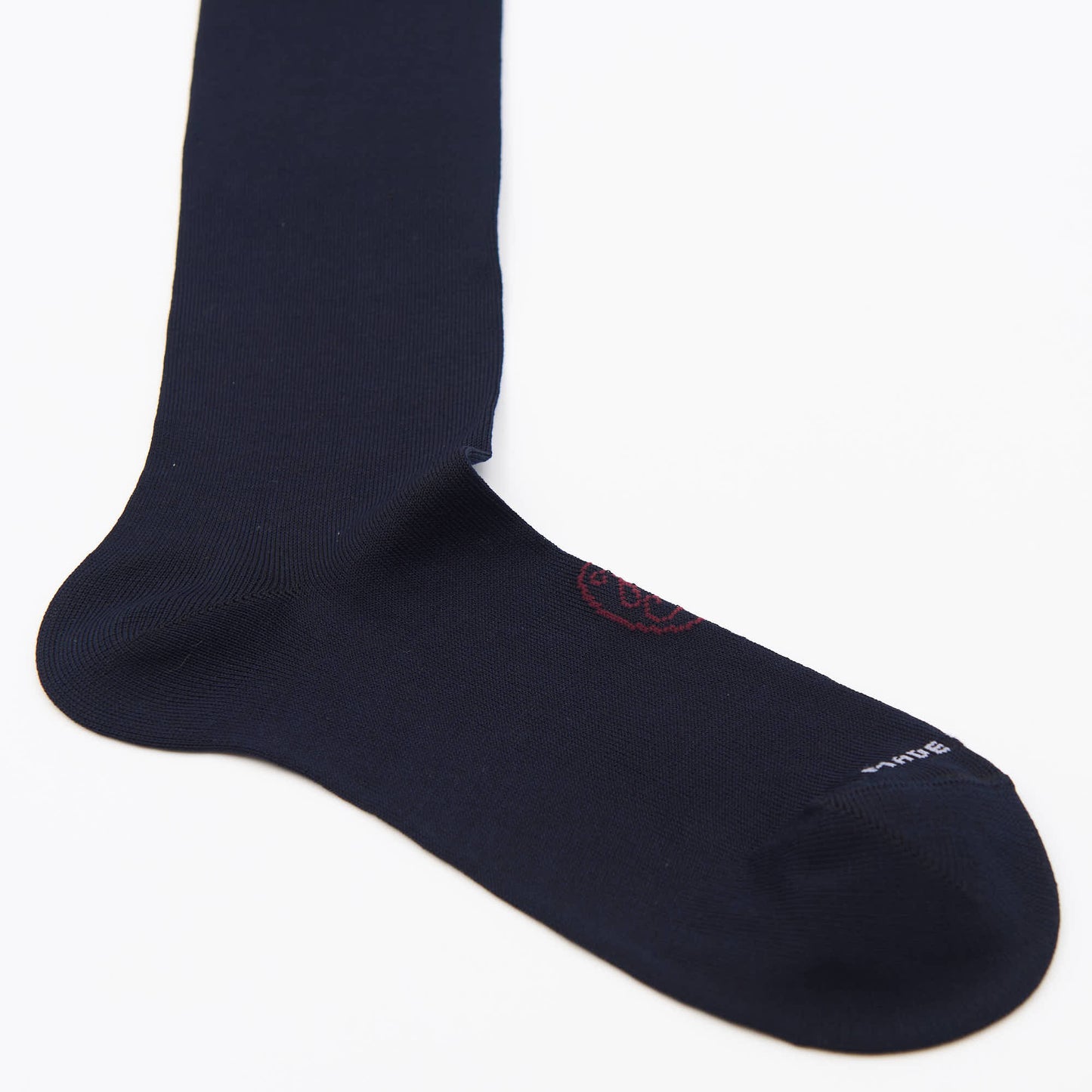 Box calza lunga cotone Filo di Scozia con polsino inglese - ROSSO BAROLO