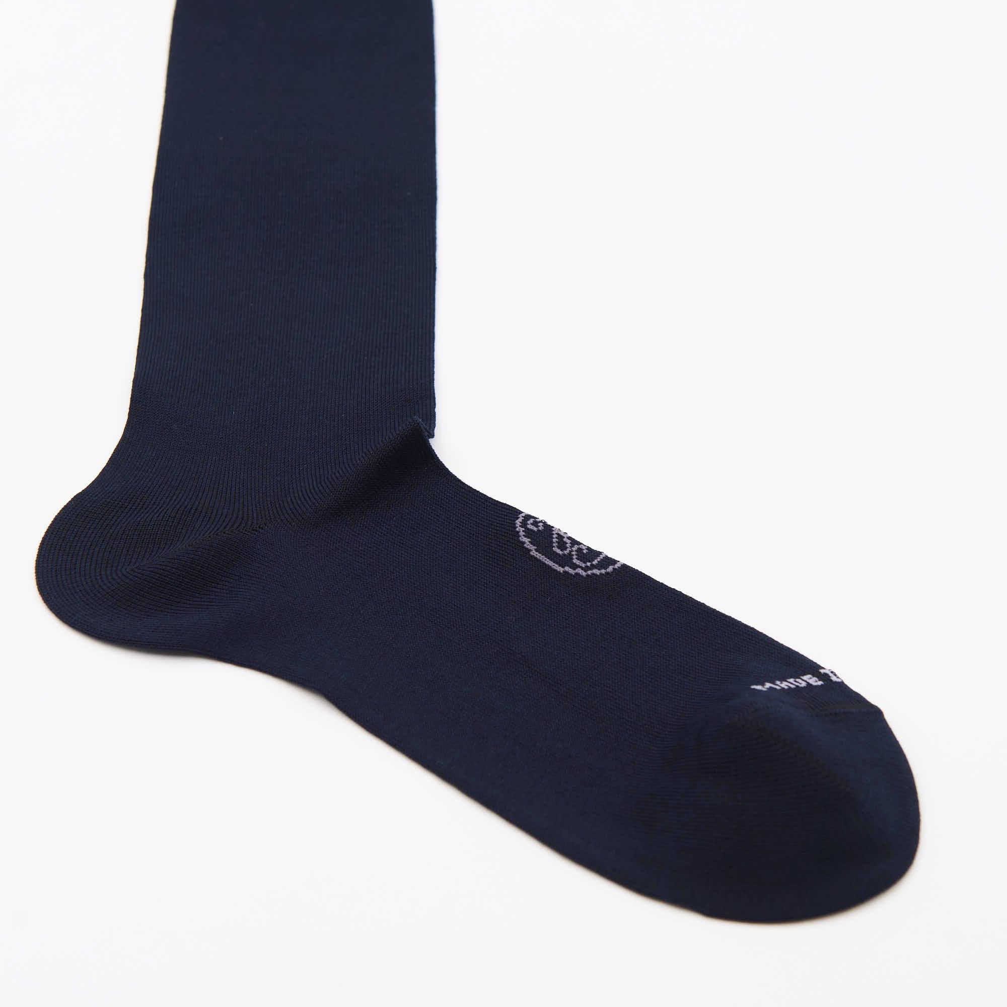 Box calza lunga cotone Filo di Scozia con polsino inglese - GRIGIO CENERE - Barocco Italiano