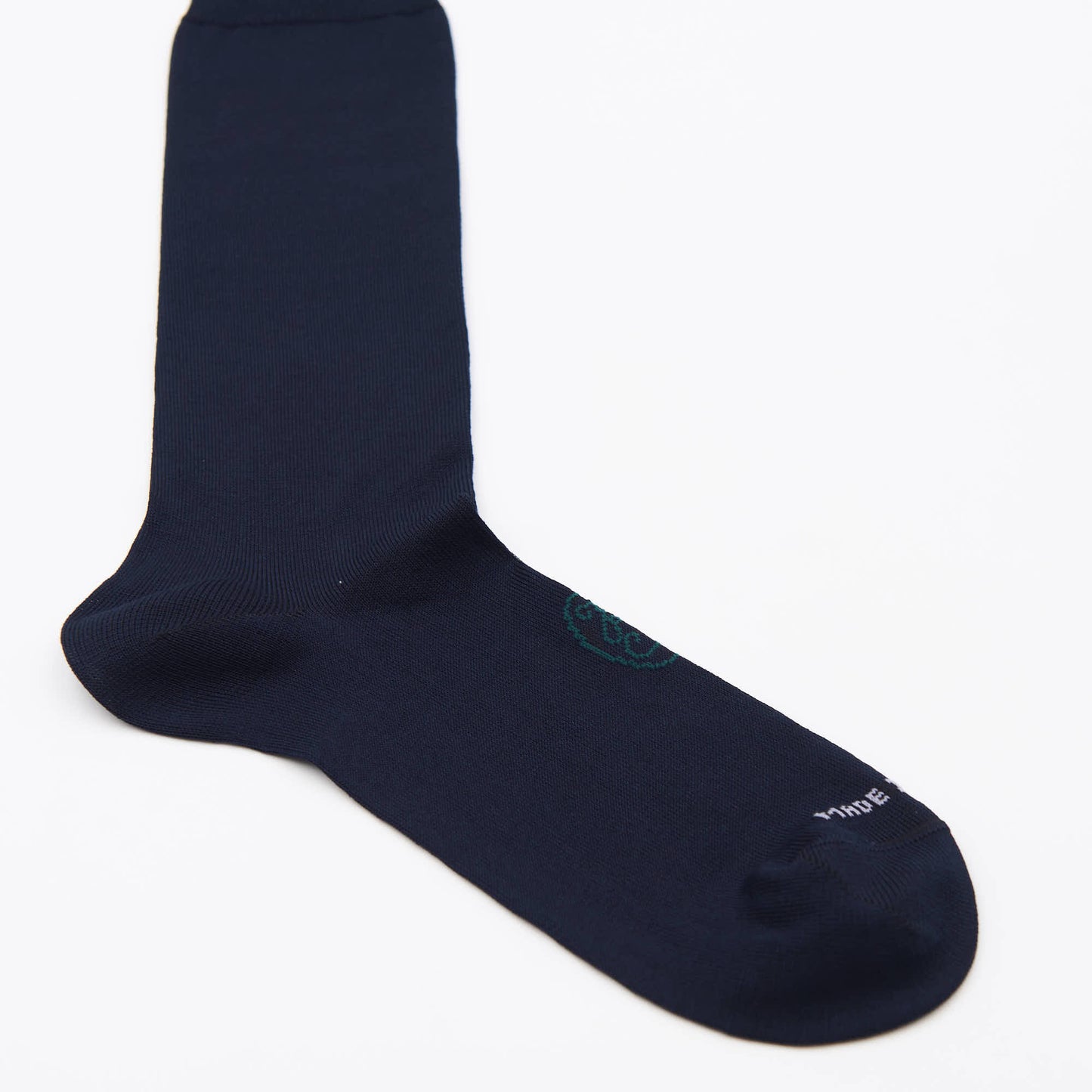 Box calza lunga cotone Filo di Scozia con polsino inglese - VERDE SCURO LARICE