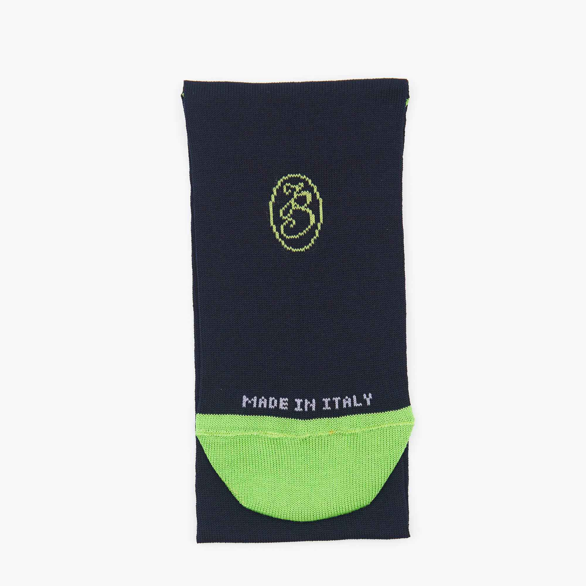 Box calza lunga cotone Filo di Scozia con polsino inglese - VERDE PRATO