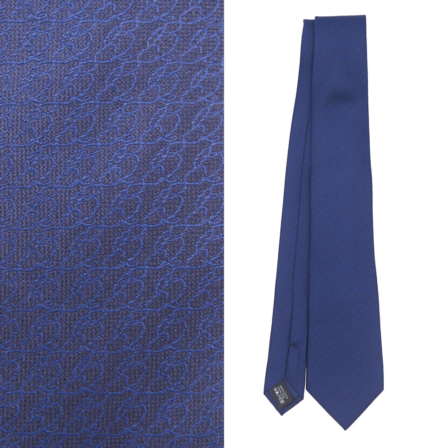 Box calza lunga cotone Filo di Scozia con polsino inglese e Cravatta in seta fatta a mano - MARRONE ROVERE