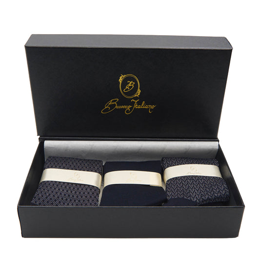 Box calza lunga cotone Filo di Scozia con polsino inglese - GRIGIO CENERE