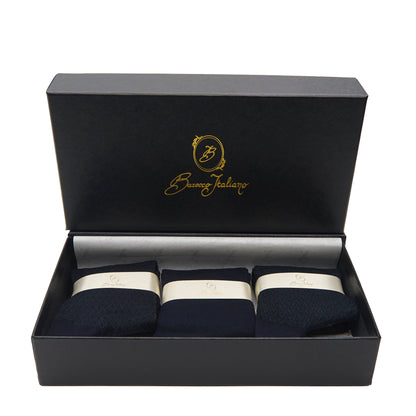 Box calza lunga cotone Filo di Scozia con polsino inglese - VERDE SCURO LARICE