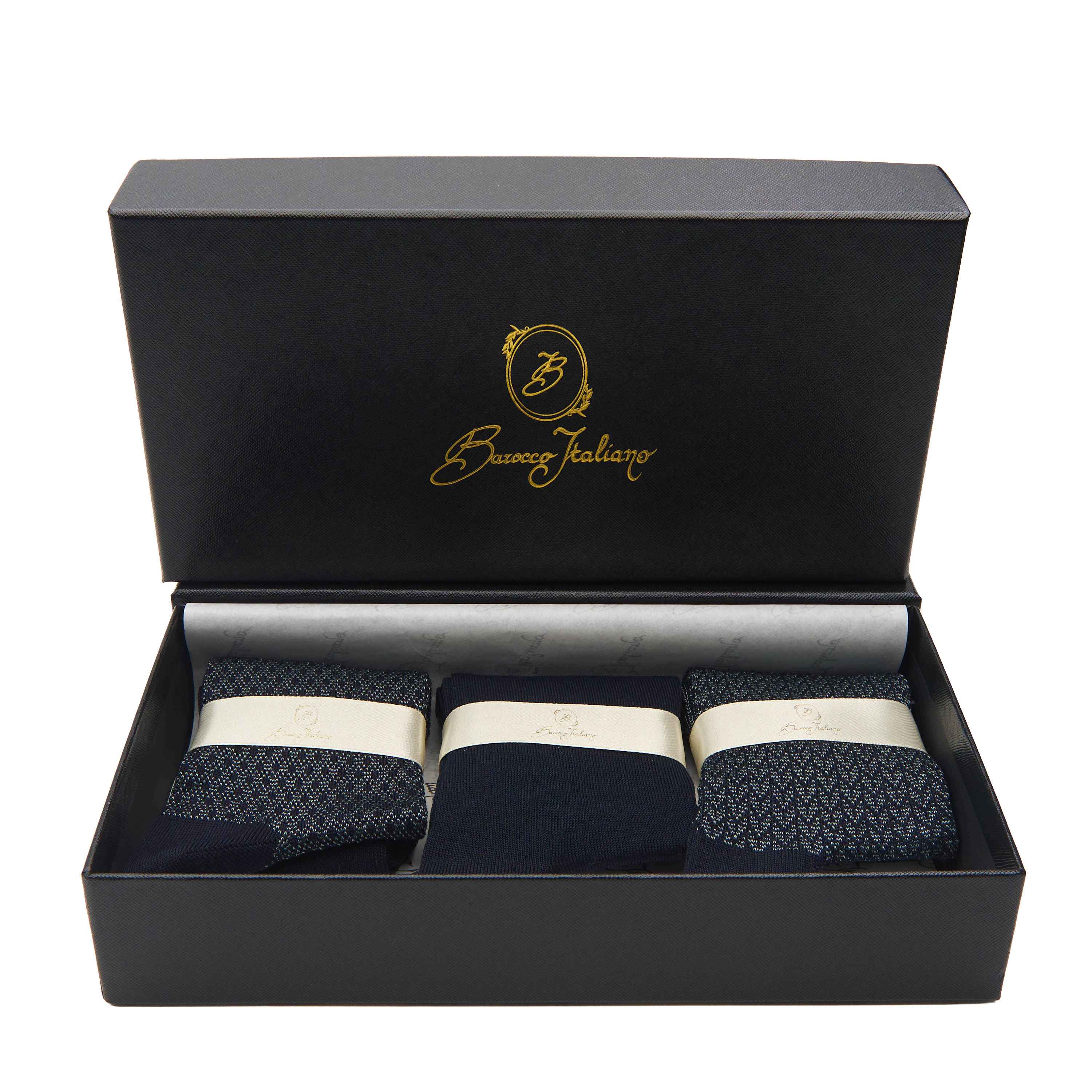 Box calza lunga cotone Filo di Scozia con polsino inglese - VERDE CHIARO MENTA