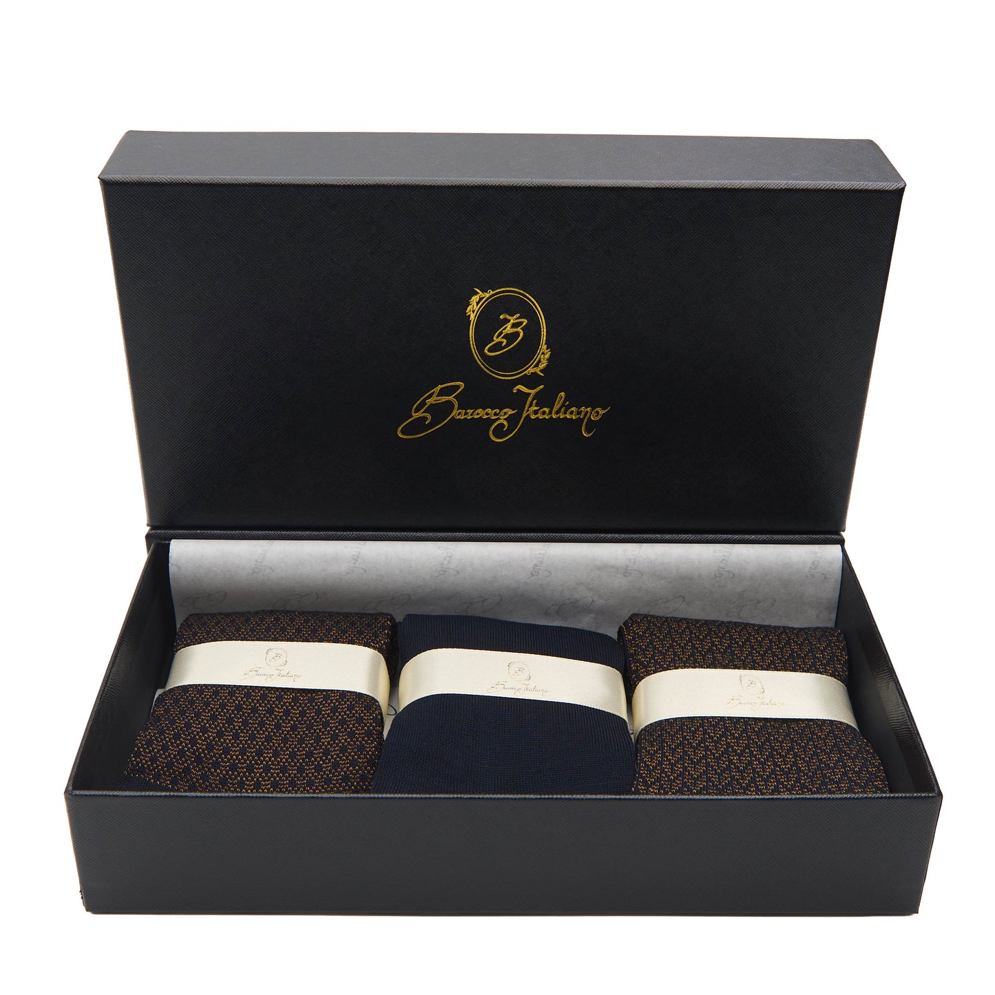 Box calza lunga cotone Filo di Scozia con polsino inglese - MARRONE ROVERE