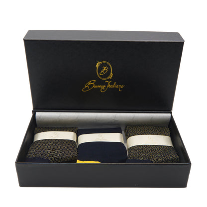 Box calza lunga cotone Filo di Scozia con polsino inglese - GIALLO SOLE