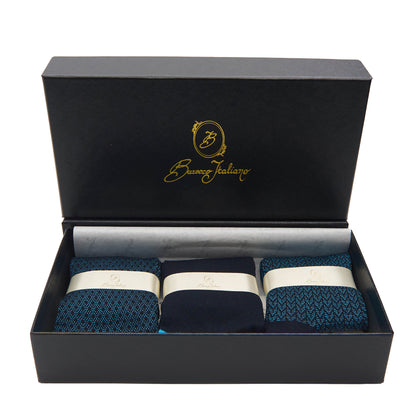 Box calza lunga cotone Filo di Scozia con polsino inglese - CELESTE SORGENTE