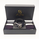 CONFEZIONE 2 PAIA CALZA UOMO E CINTURA IN PELLE LUXURY - BAROLO