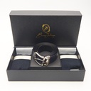 CONFEZIONE 2 PAIA CALZA UOMO E CINTURA IN PELLE LUXURY - LARICE