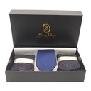 CONFEZIONE 2 PAIA CALZA UOMO E CRAVATTA LUXURY - CENERE