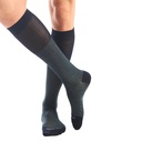 Calza lunga cotone Makò Mercerizzato con polsino inglese fondo blu Principe di Galles - VERDE CHIARO MENTA