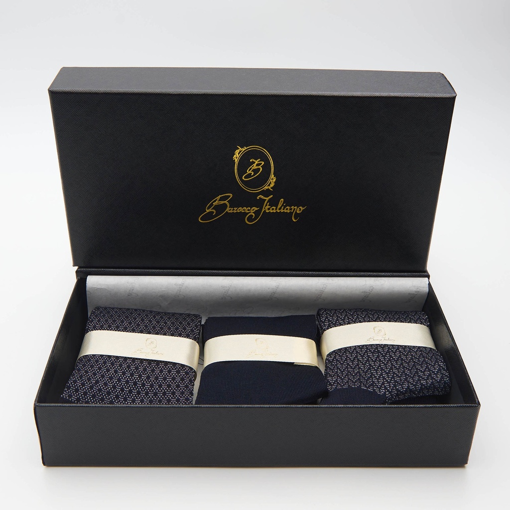 CONFEZIONE CALZA UOMO LUNGA LUXURY 3 PAIA - MOTIVI  CENERE
