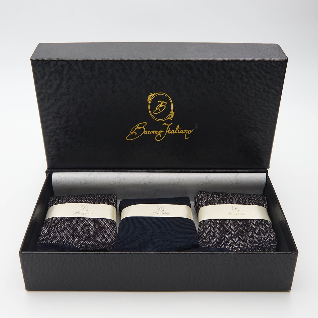 Box calza lunga cotone Makò Mercerizzato con polsino inglese - GIALLO DESERTO