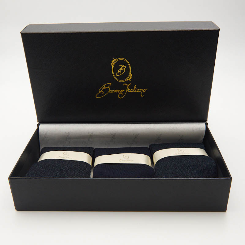 Box calza lunga cotone Makò Mercerizzato con polsino inglese - VERDE SCURO LARICE