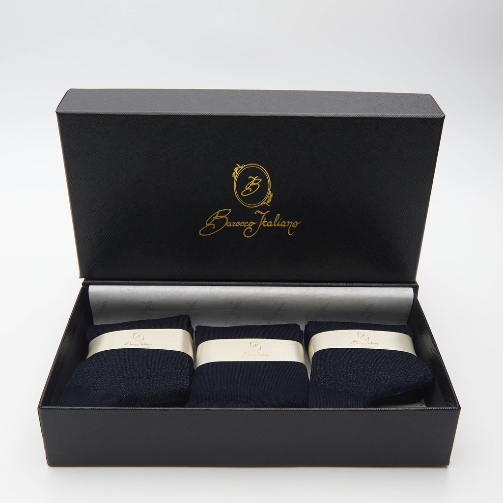 CONFEZIONE CALZA UOMO LUNGA LUXURY 3 PAIA - MOTIVI LARICE