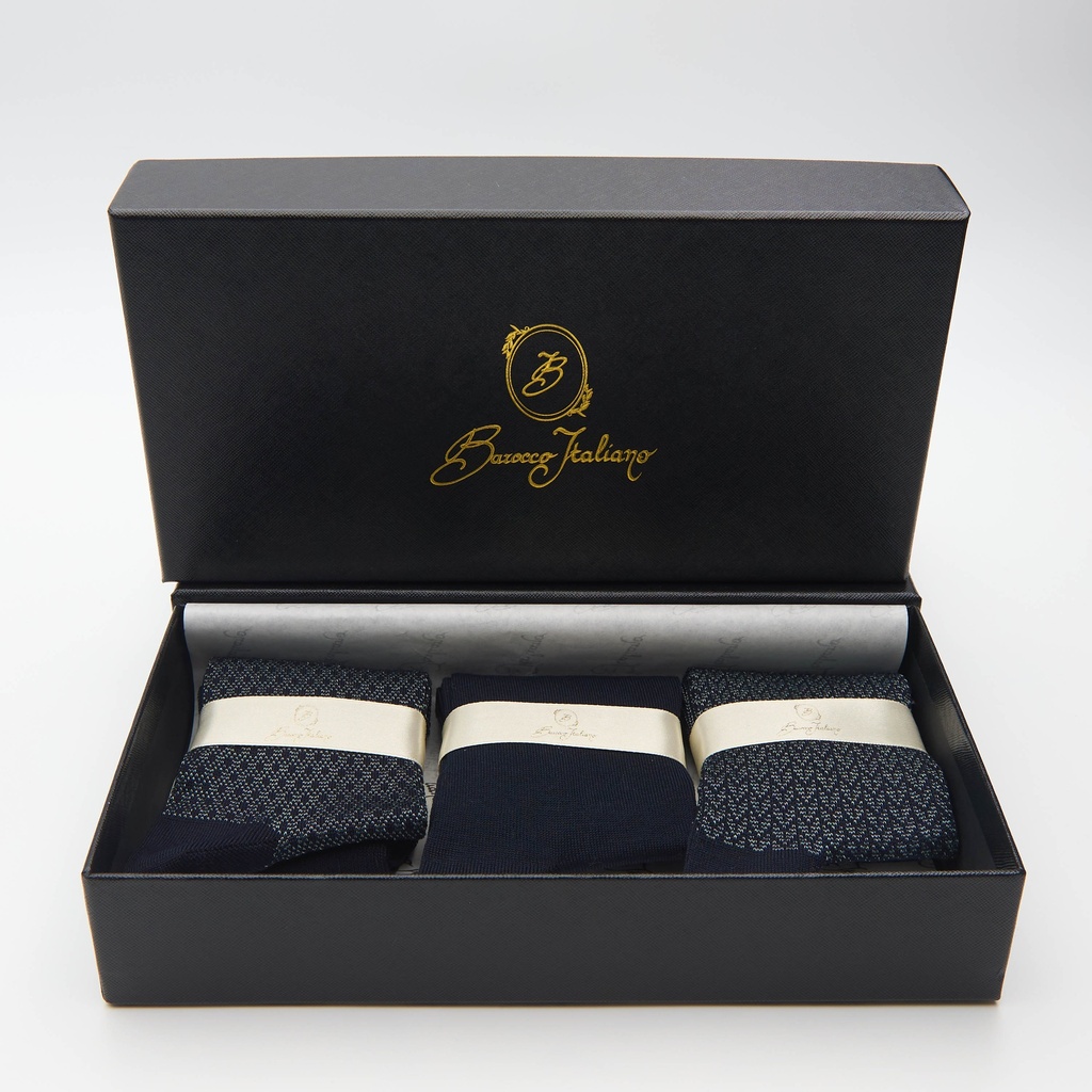 CONFEZIONE CALZA UOMO LUNGA LUXURY 3 PAIA - MOTIVI MENTA