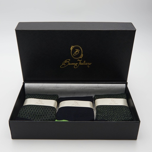 Box calza lunga cotone Makò Mercerizzato con polsino inglese - VERDE PRATO